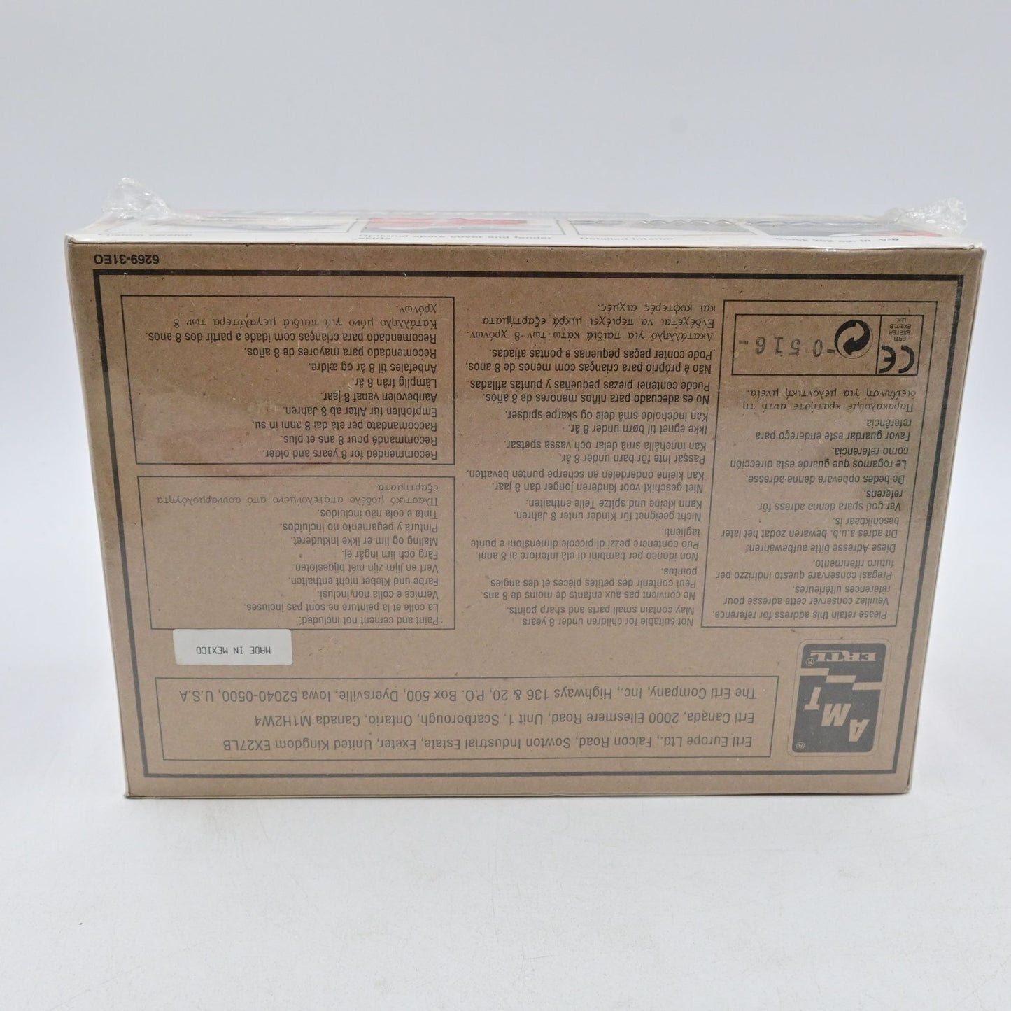 AMT ERTL 1957 Ford Thunderbird Hardtop 1/25 Model Vintage 1989 Sealed