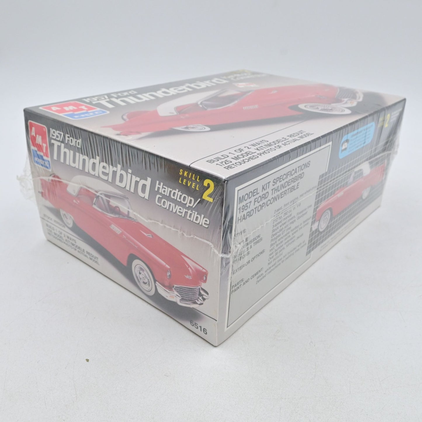 AMT ERTL 1957 Ford Thunderbird Hardtop 1/25 Model Vintage 1989 Sealed