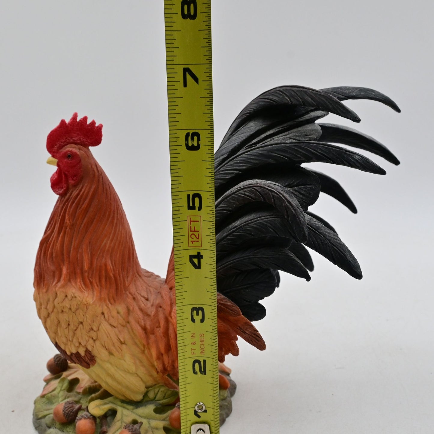 Lenox Rooster Autumn's Call Resin Rooster Figurine Collectible Country Farm