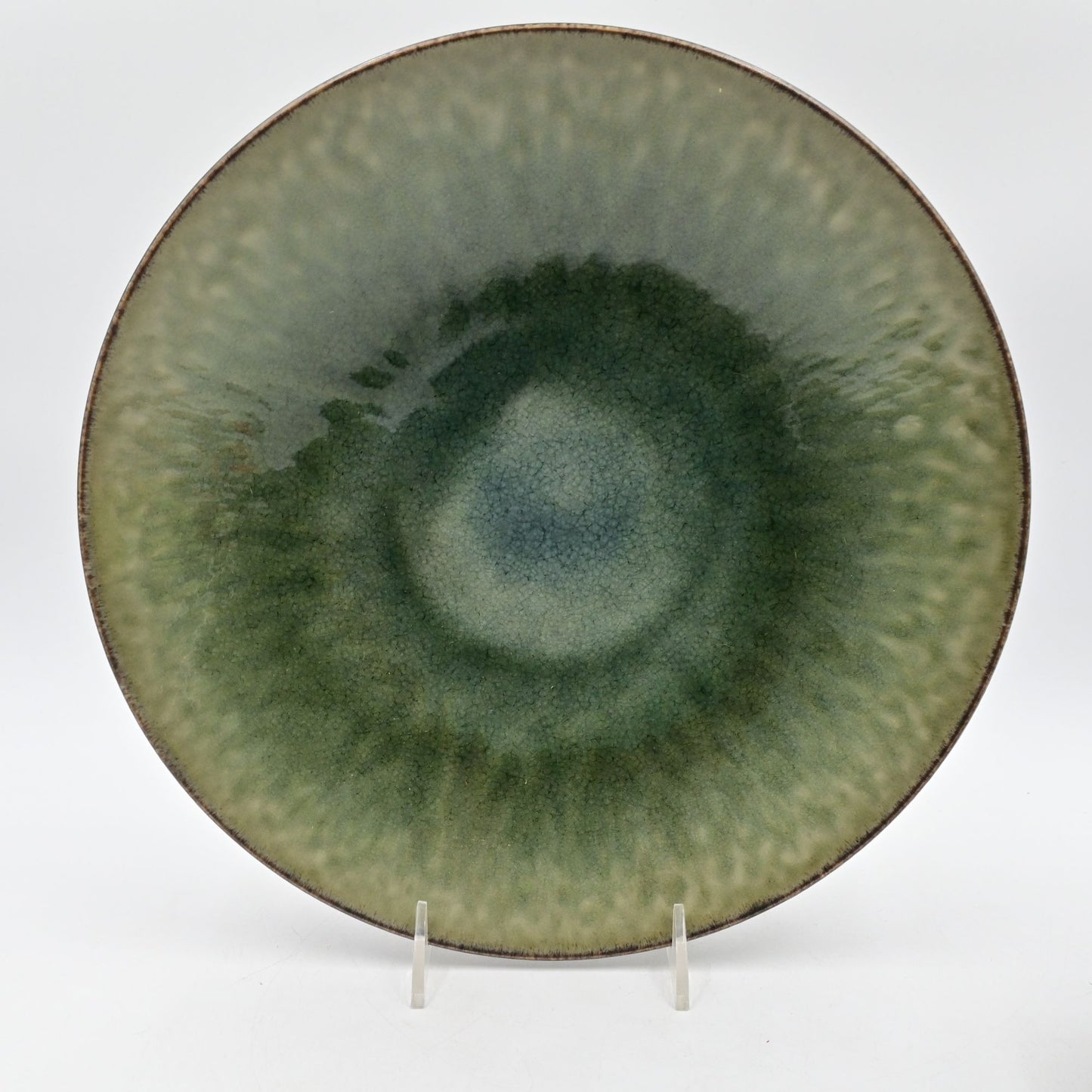 Jars France Tourron Samoa Vert Serving Platter 13"