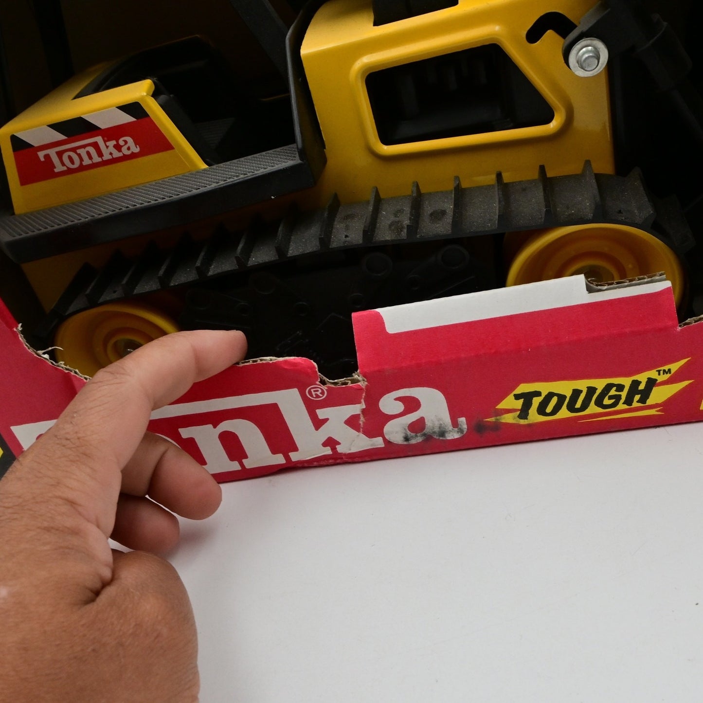 Vintage 1997 Hasbro Tonka Tough Bulldozer