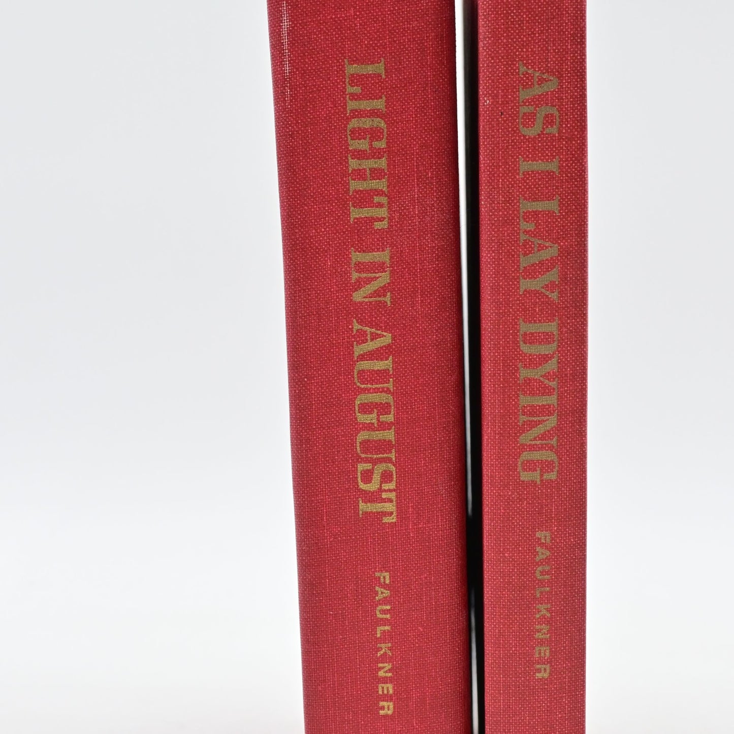 Light In August & As I Lay Dying William Faulkner Random House Edition Bundle
