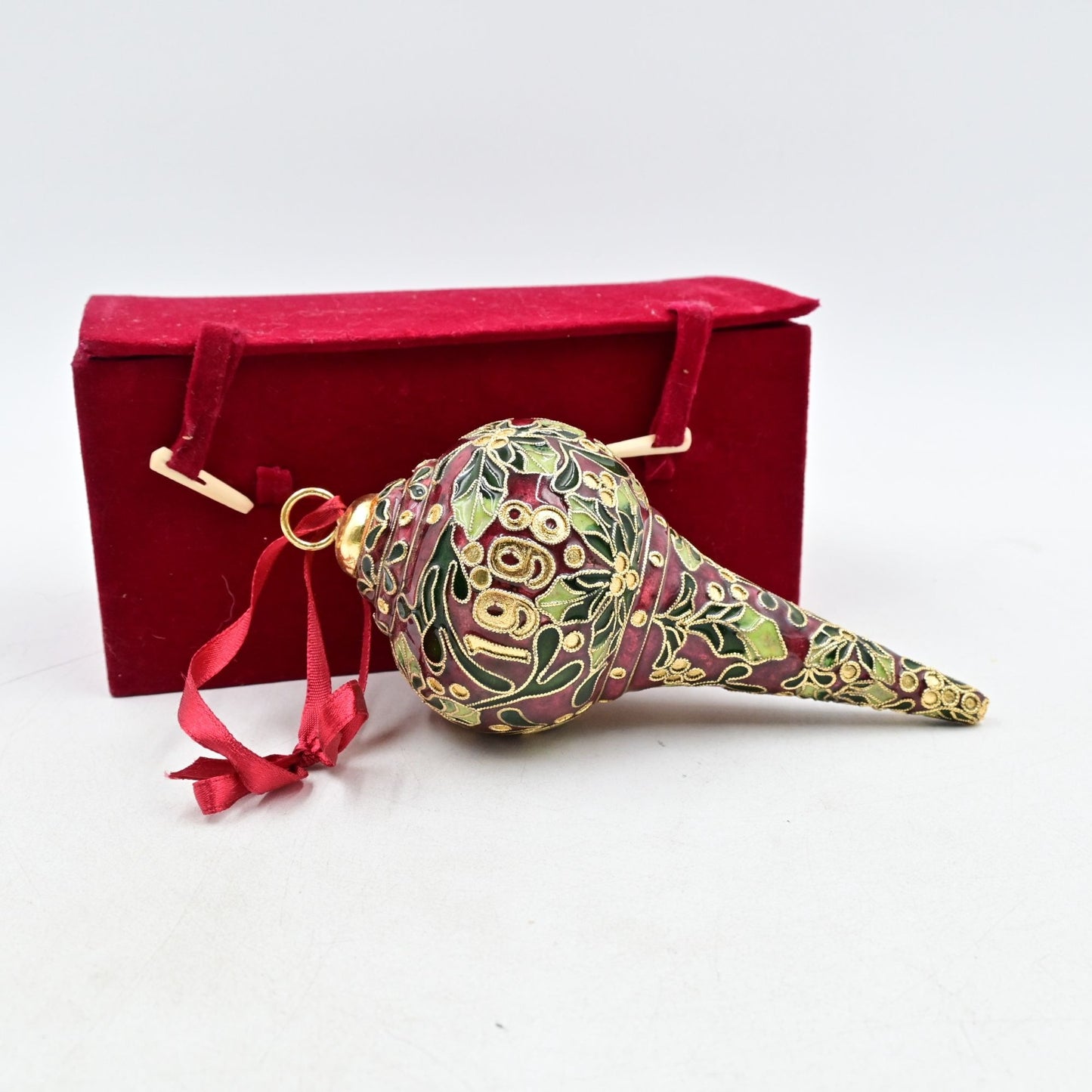 Dillards Trimsetter Cloisonne Ornament Vintage 1998 W/ Box
