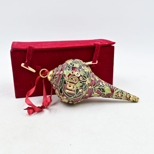 Dillards Trimsetter Cloisonne Ornament Vintage 1998 W/ Box