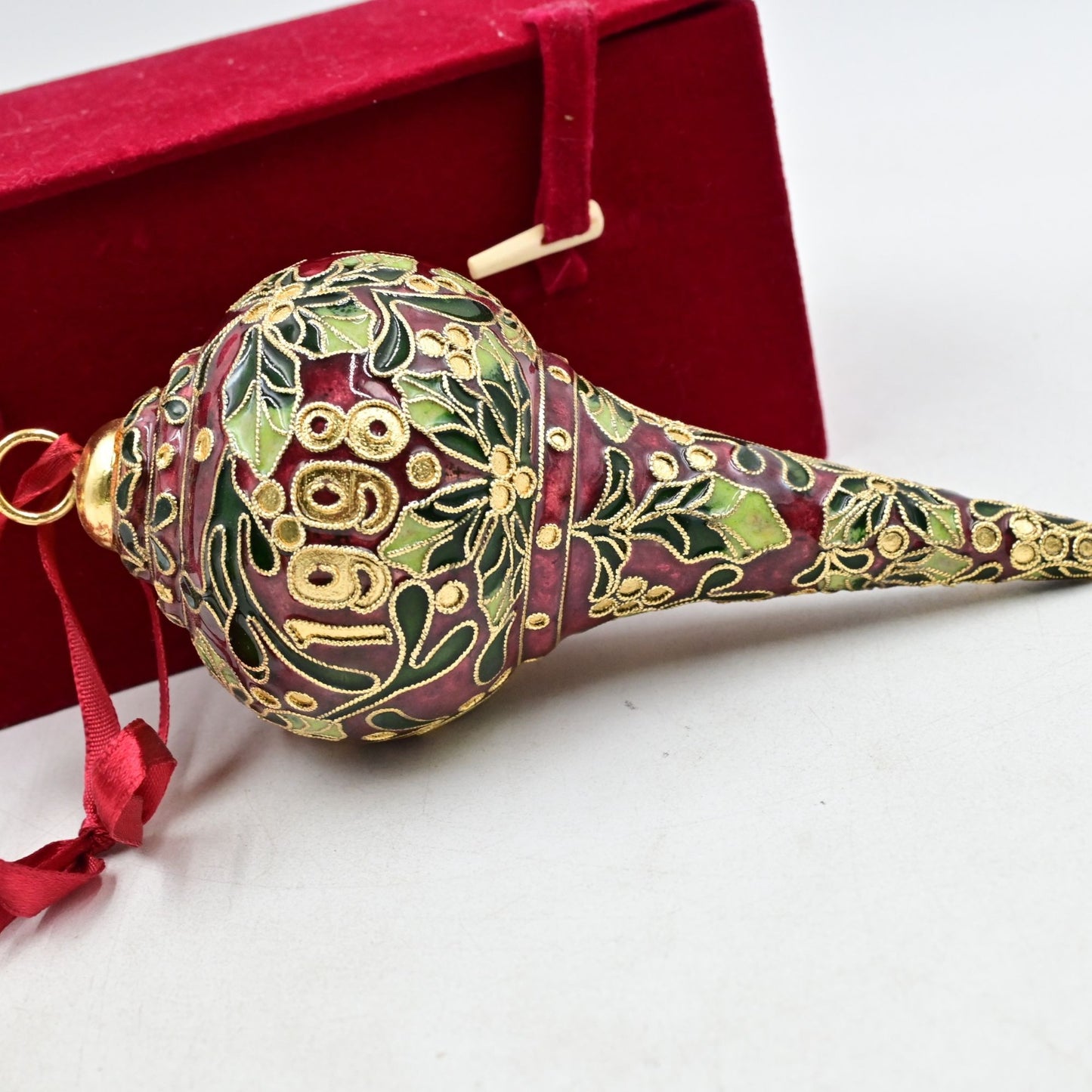 Dillards Trimsetter Cloisonne Ornament Vintage 1998 W/ Box