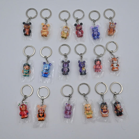 Disney Vinylmation Aladdin Keychain Complete Set Of 24