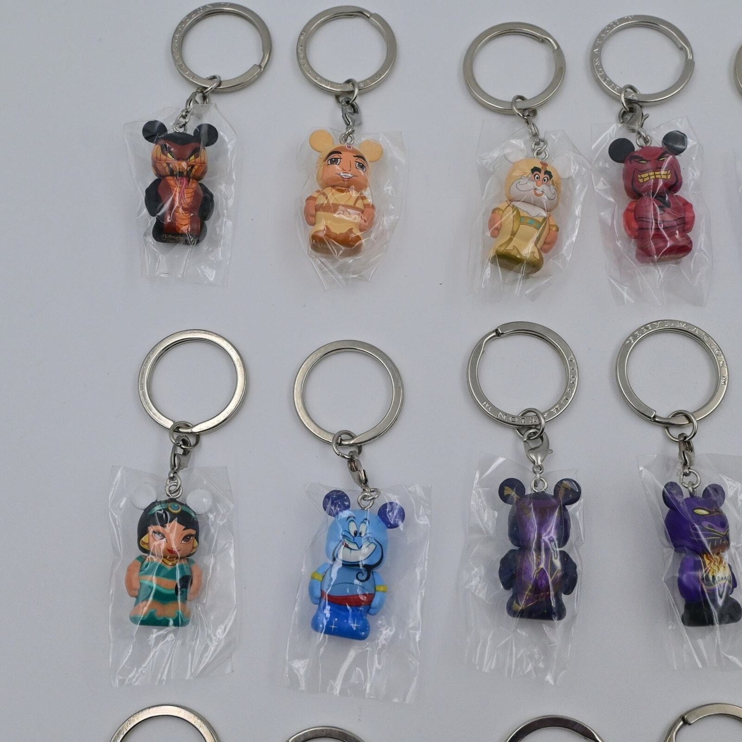Disney Vinylmation Aladdin Keychain Complete Set Of 24