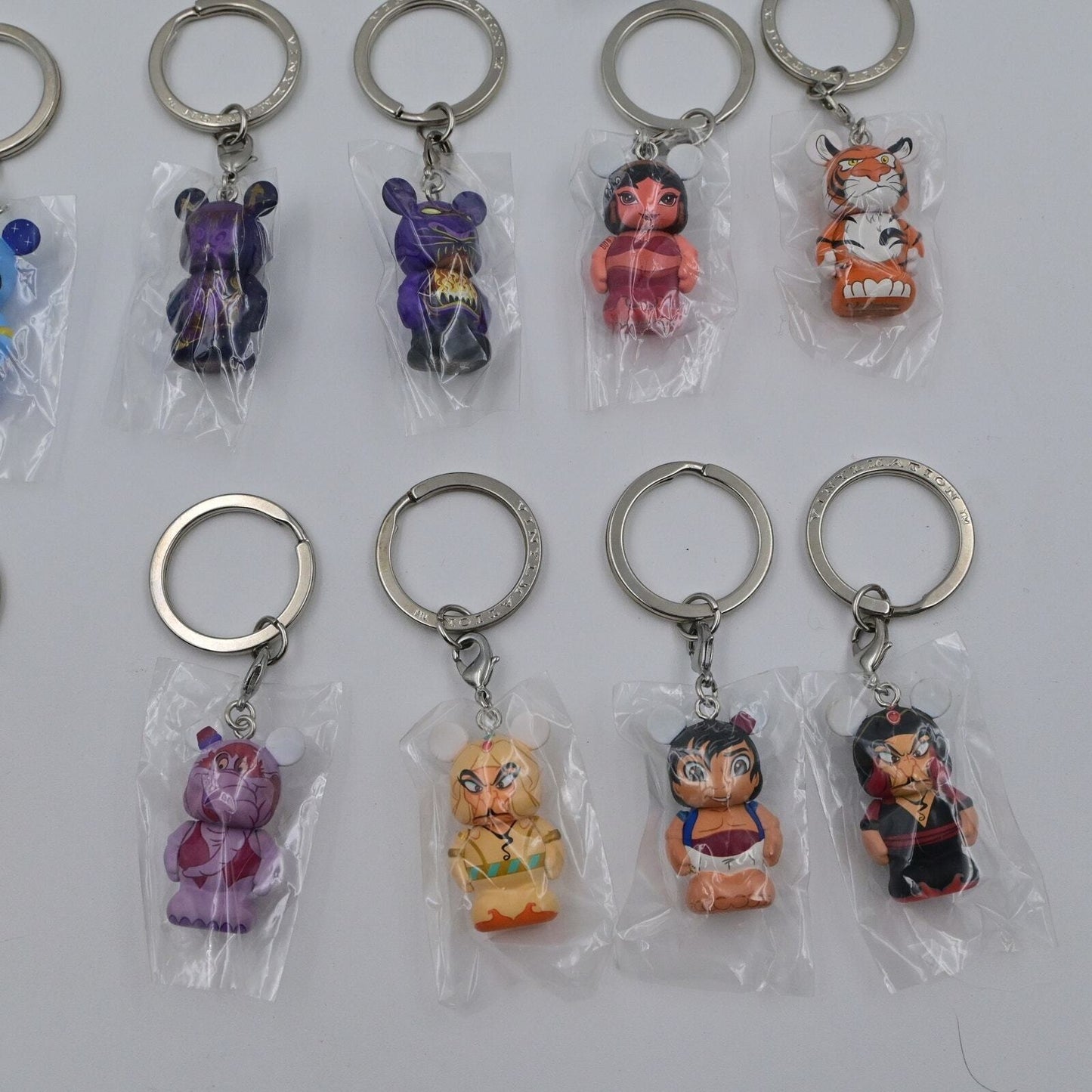 Disney Vinylmation Aladdin Keychain Complete Set Of 24