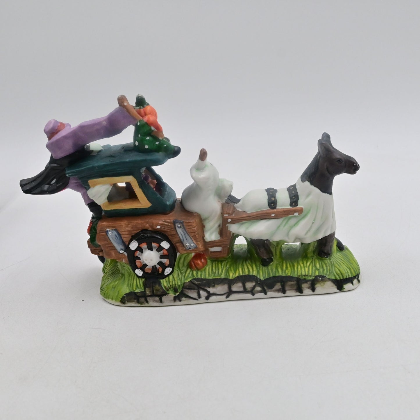 Spooky Hollow Haunted Coach Halloween Village Accessory Vintage 1999