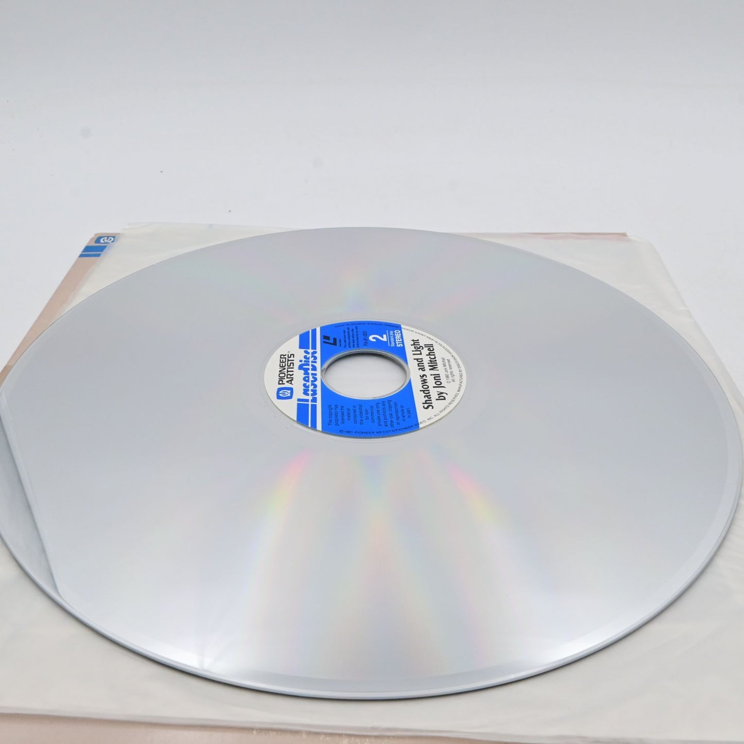 Vintage 1980 Joni Mitchell Shadows And Light Laserdisc Stereo Pioneer Artists