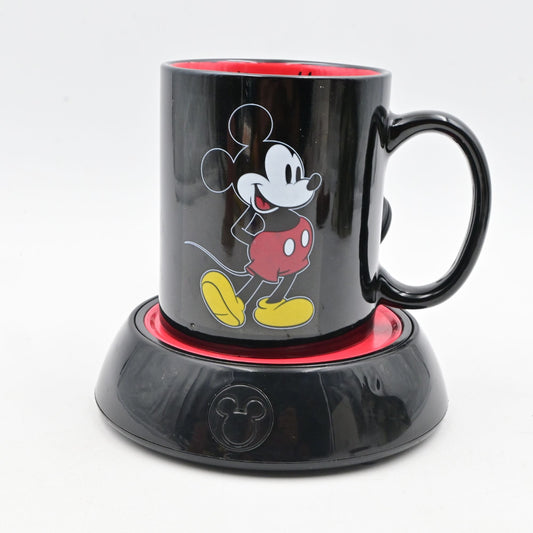 Disney Classic Mickey Mouse Coffee Mug with Electric Warmer Set