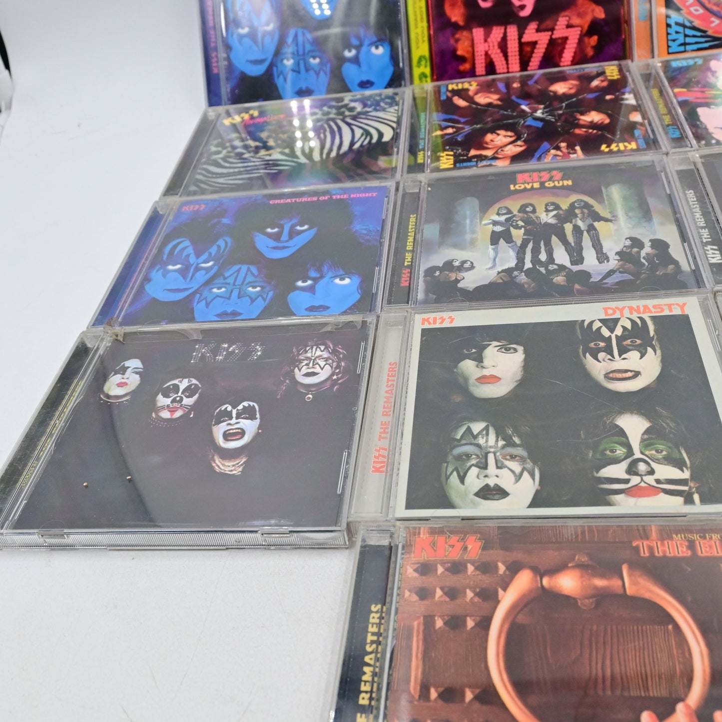 Kiss The Remasters Creatures Of The Night, Dynasty, Love Gun,Etc Cd Bundle Of 13