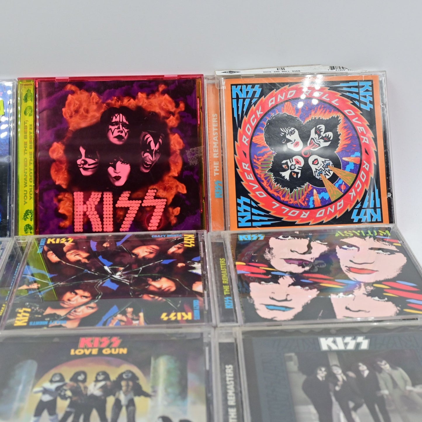 Kiss The Remasters Creatures Of The Night, Dynasty, Love Gun,Etc Cd Bundle Of 13