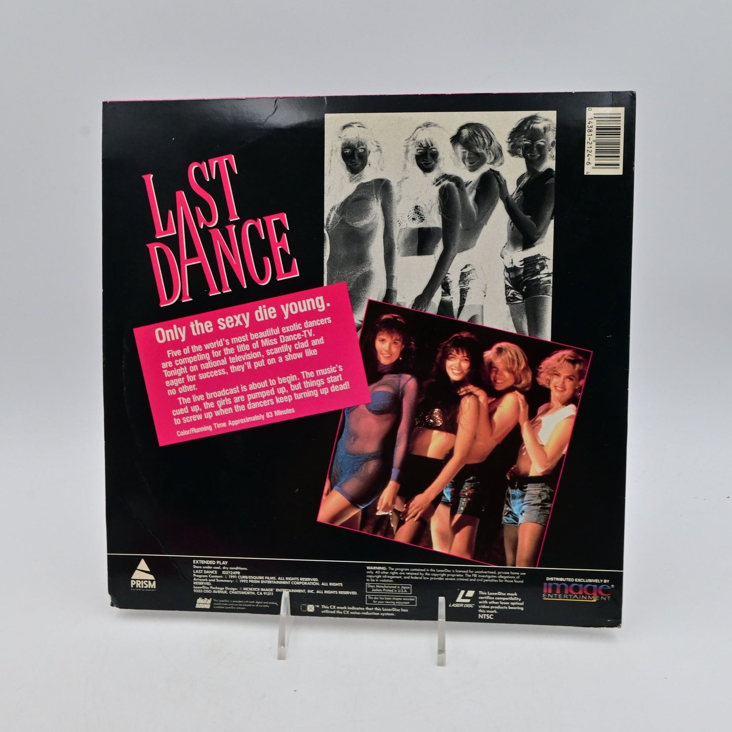 Vintage 1992 Last Dance Laserdisc