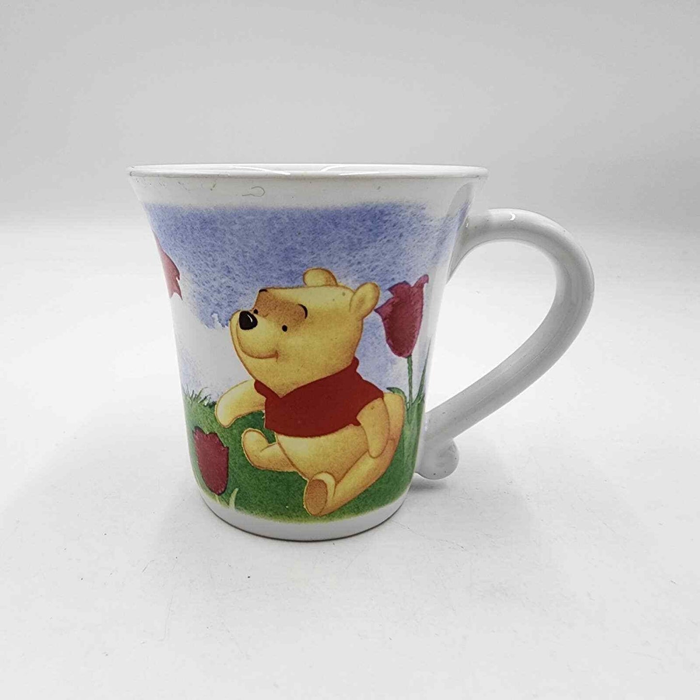 Disney Winnie The Pooh Red Roses Wide Mouth Mug