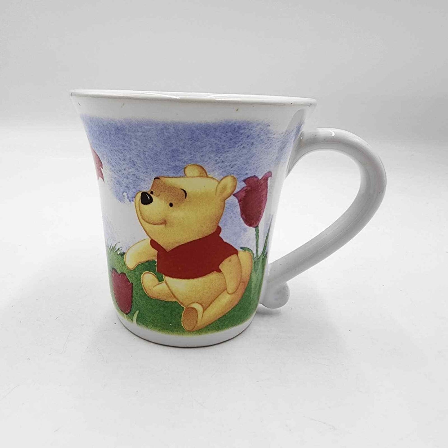 Disney Winnie The Pooh Red Roses Wide Mouth Mug