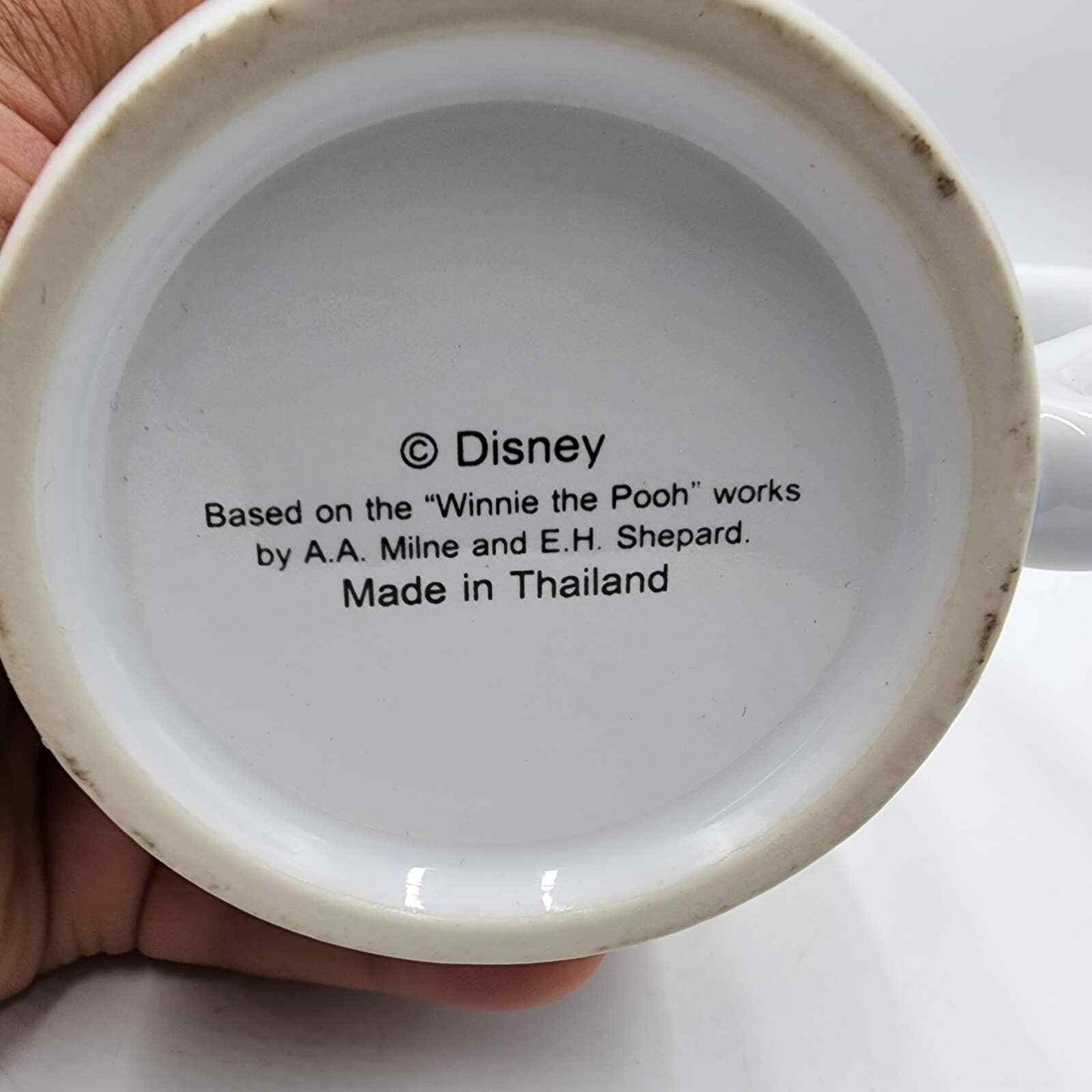 Disney Winnie The Pooh Red Roses Wide Mouth Mug