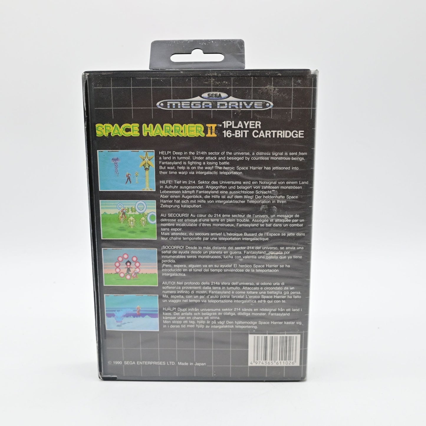 Sega Mega Drive Space Harrier II 16-Bit Cartridge Complete With Manual