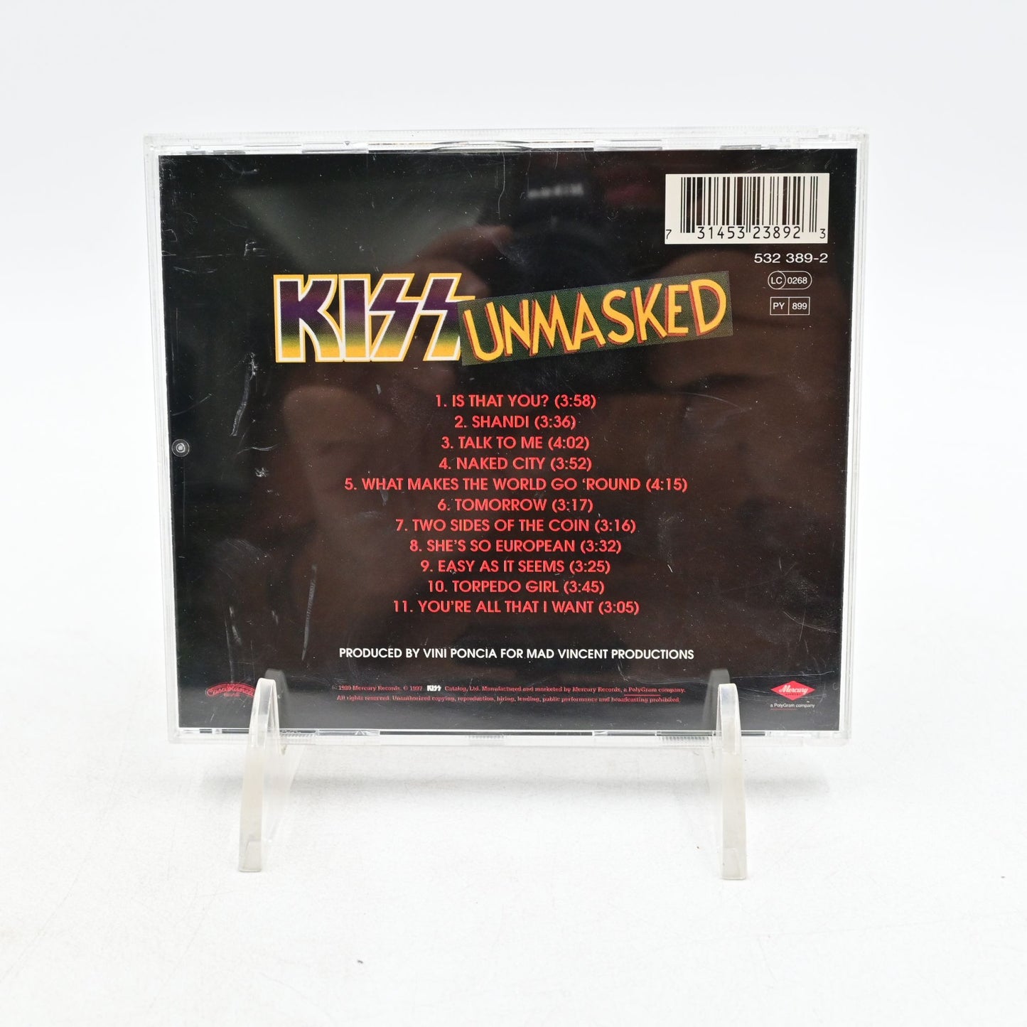 Kiss Unmasked The Remasters Cd