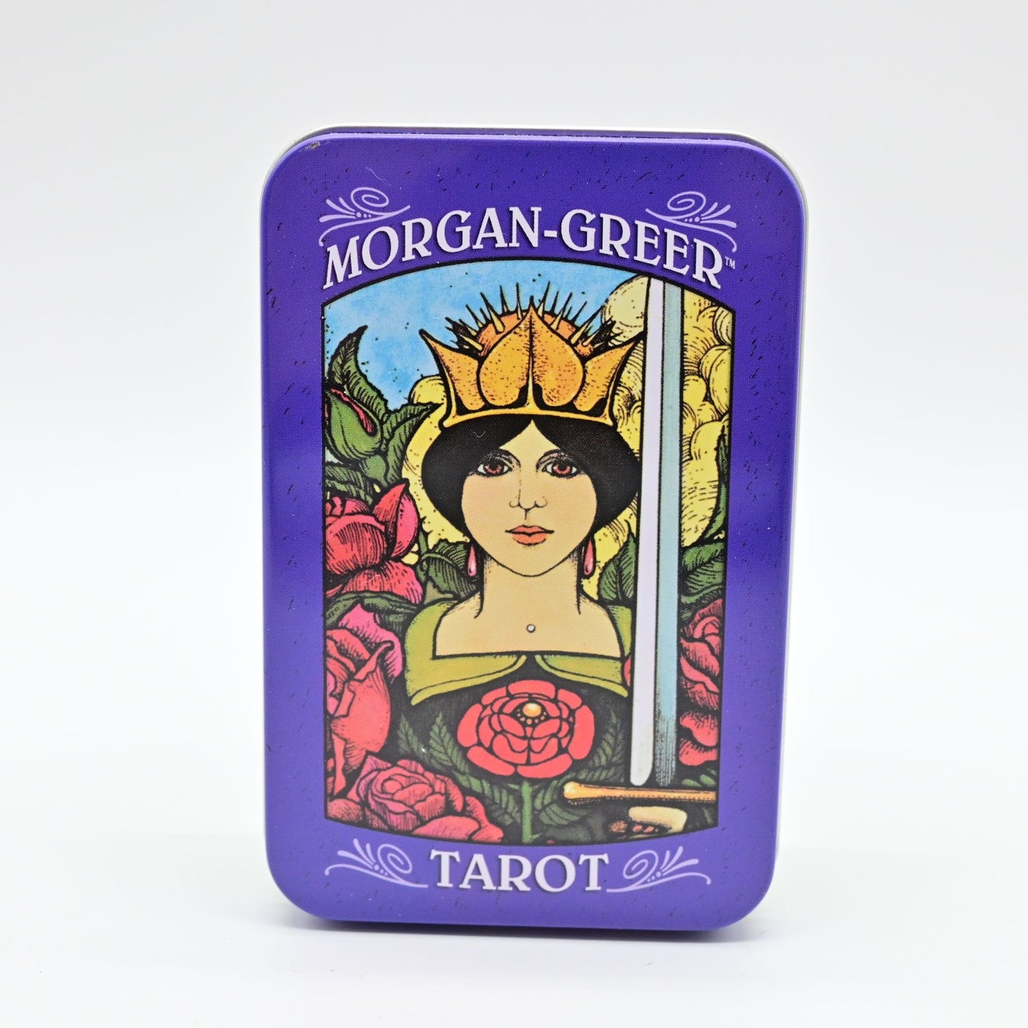 Morgan-Greer Tarot Deck Tin Box Complete Pre-owned