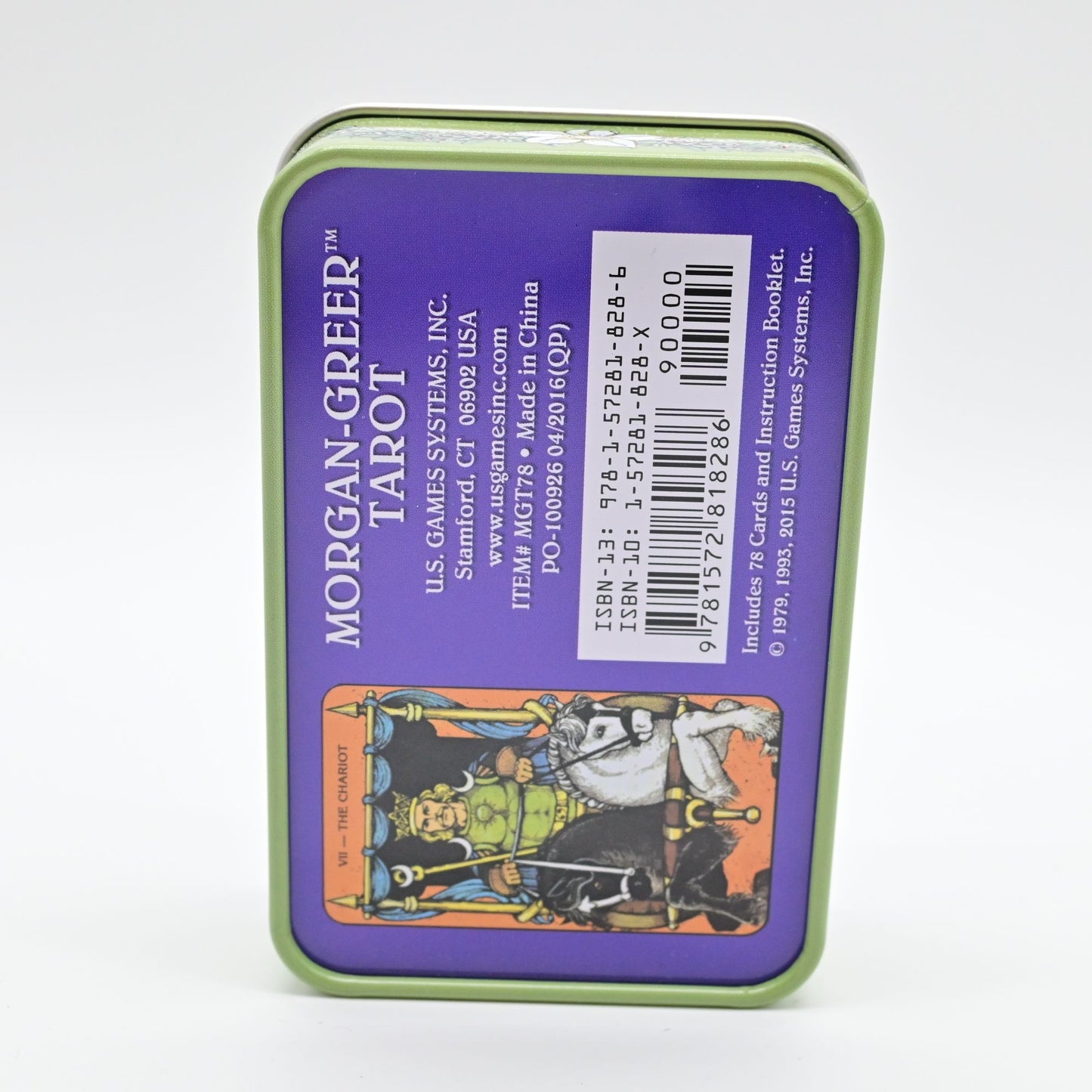 Morgan-Greer Tarot Deck Tin Box Complete Pre-owned