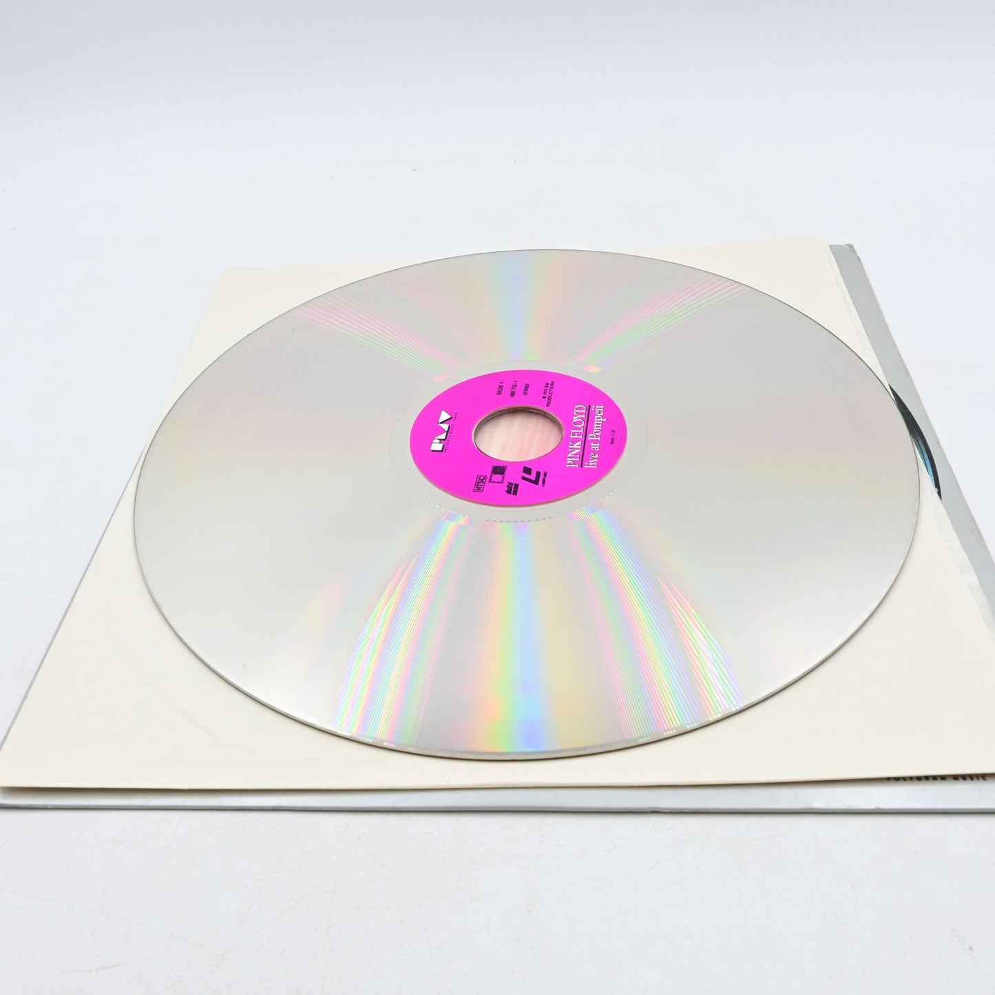 Pink Floyd Live At Pompeii Laserdisc Cd Video Polygram Music 1989