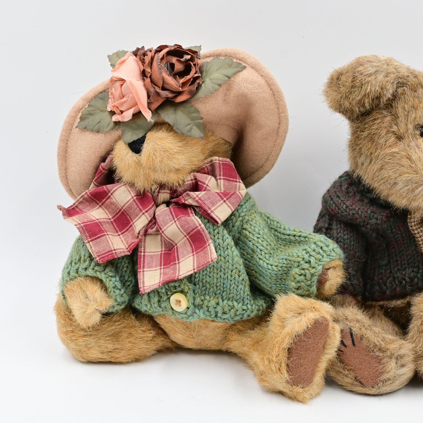 Boyds Bears Mr. & Mrs. Trumball Plush Bundle Of 2 - Vintage 1998