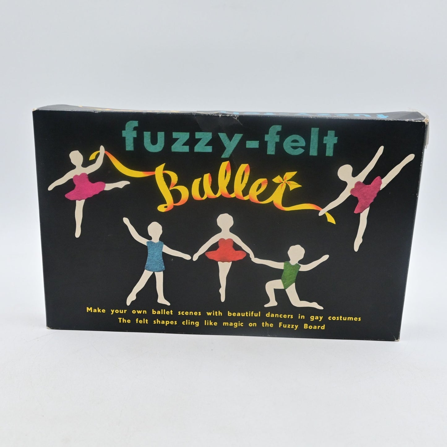 Fuzzy-Felt Ballet by Allan Industries Cozy Craft MCM England Vintage 1965