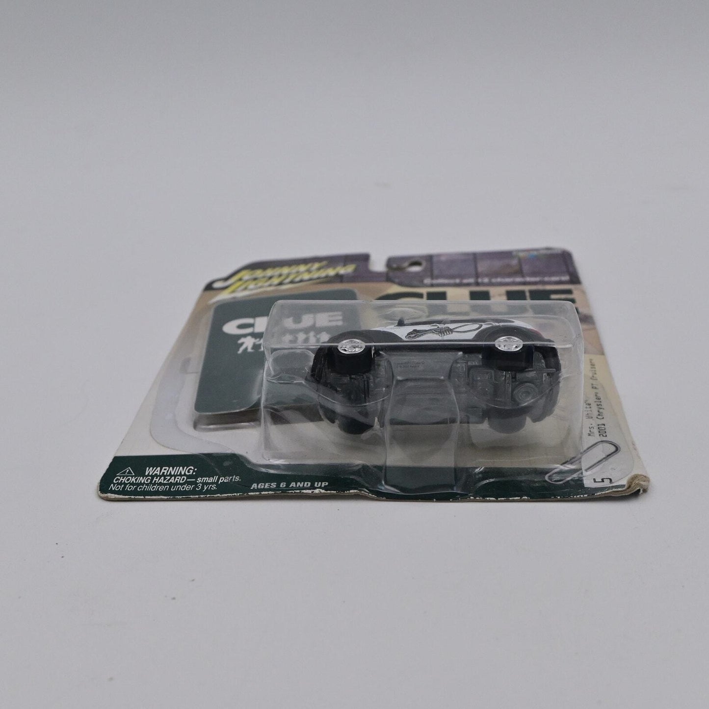 Johnny Lightning Clue Mrs. White Lounge 2001 Chrysler PT Cruiser - Vintage 2004