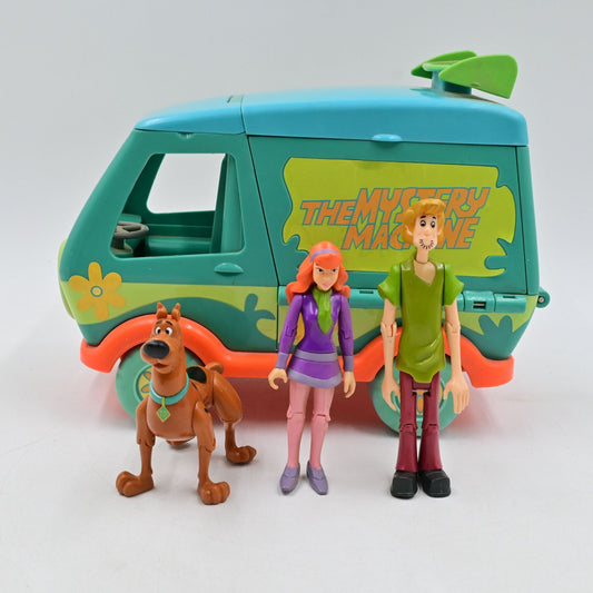 Scooby-Doo Mystery Machine Van Playset W/ Scooby, Shaggy, & Daphne Figures