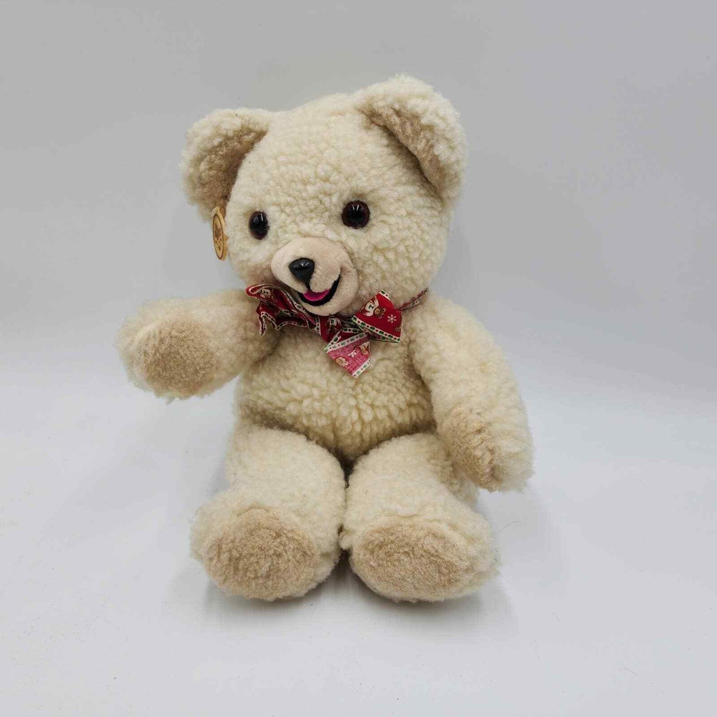1986 Russ Snuggle 14" Vintage Plush Teddy Bear