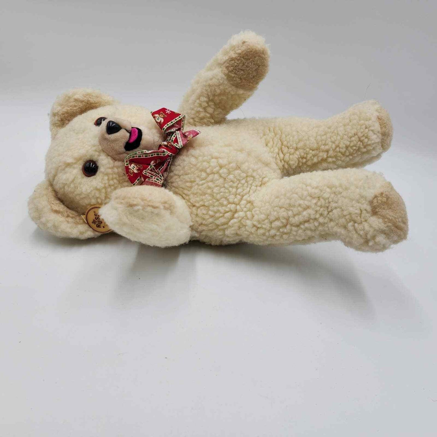 1986 Russ Snuggle 14" Vintage Plush Teddy Bear