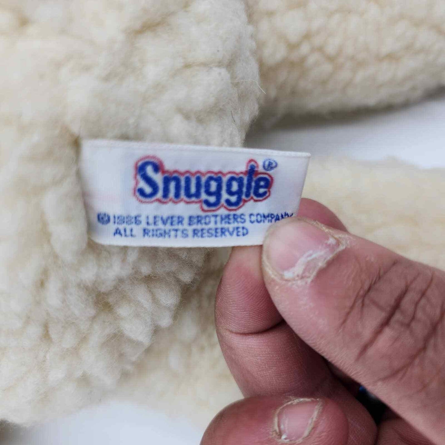 1986 Russ Snuggle 14" Vintage Plush Teddy Bear