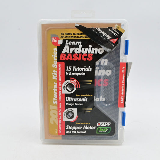Learn Arduino Basics Starter Kit 201 Starter Kit Series New Open Box