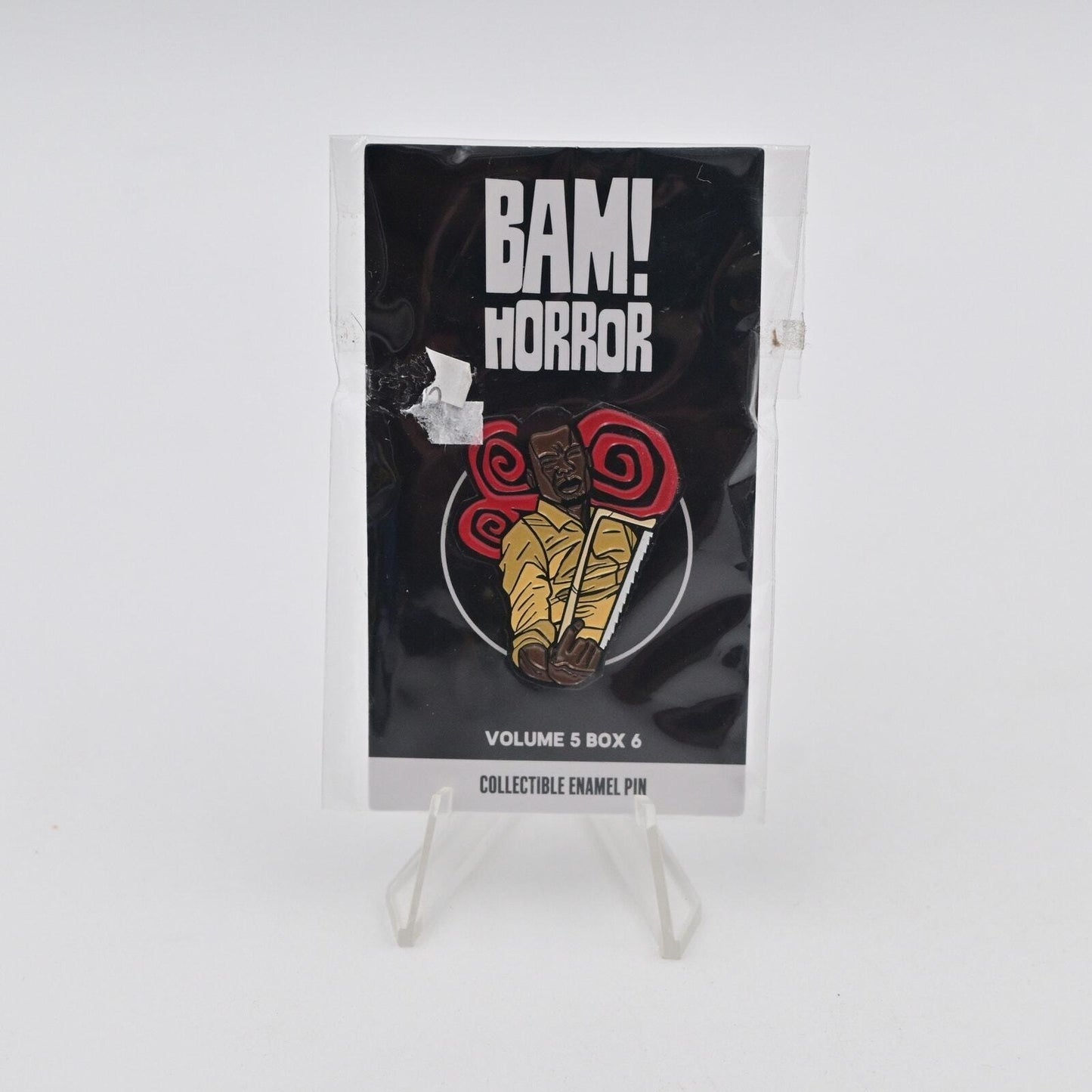 Bam Box Horror Saw Spiral Chris Rock Enamel Pin