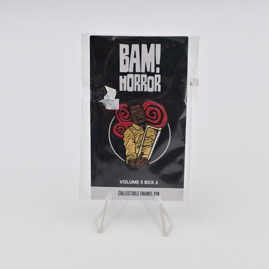 Bam Box Horror Saw Spiral Chris Rock Enamel Pin