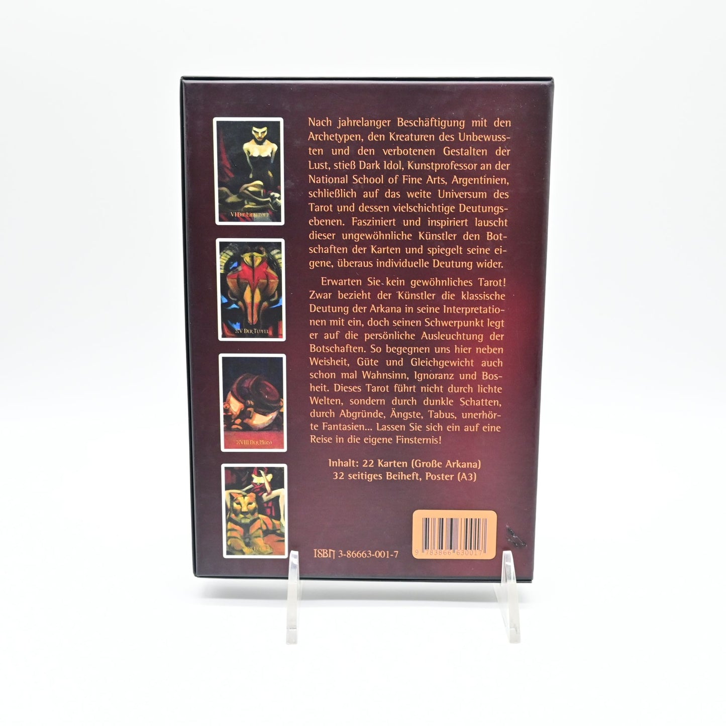 Demeroticon Tarot German Tarot Card Deck W/ Poster