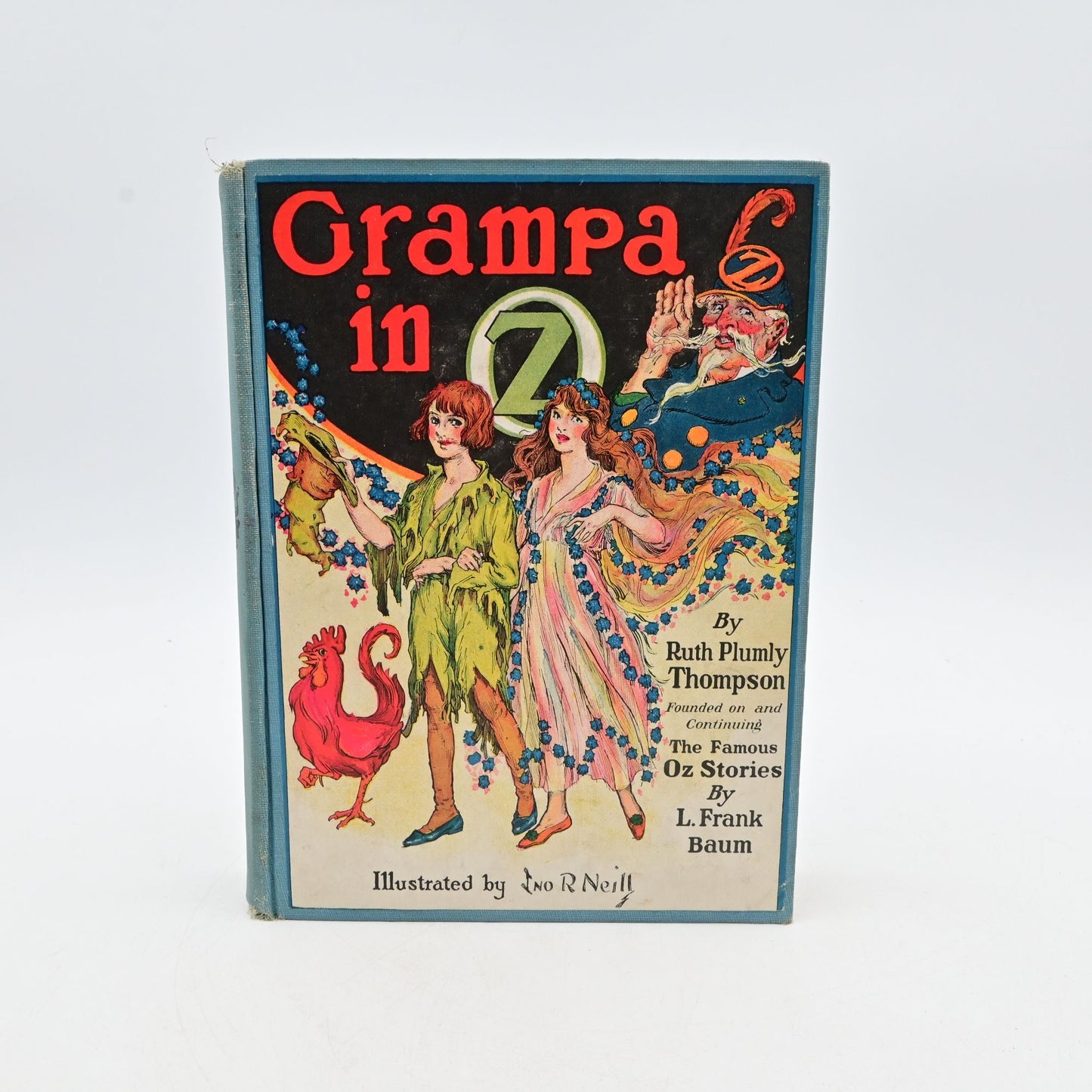 Grampa In Oz Hardcover Book By Ruth Plumly Thompson Reilly & Lee 1924 Illustrated By John R Neill
