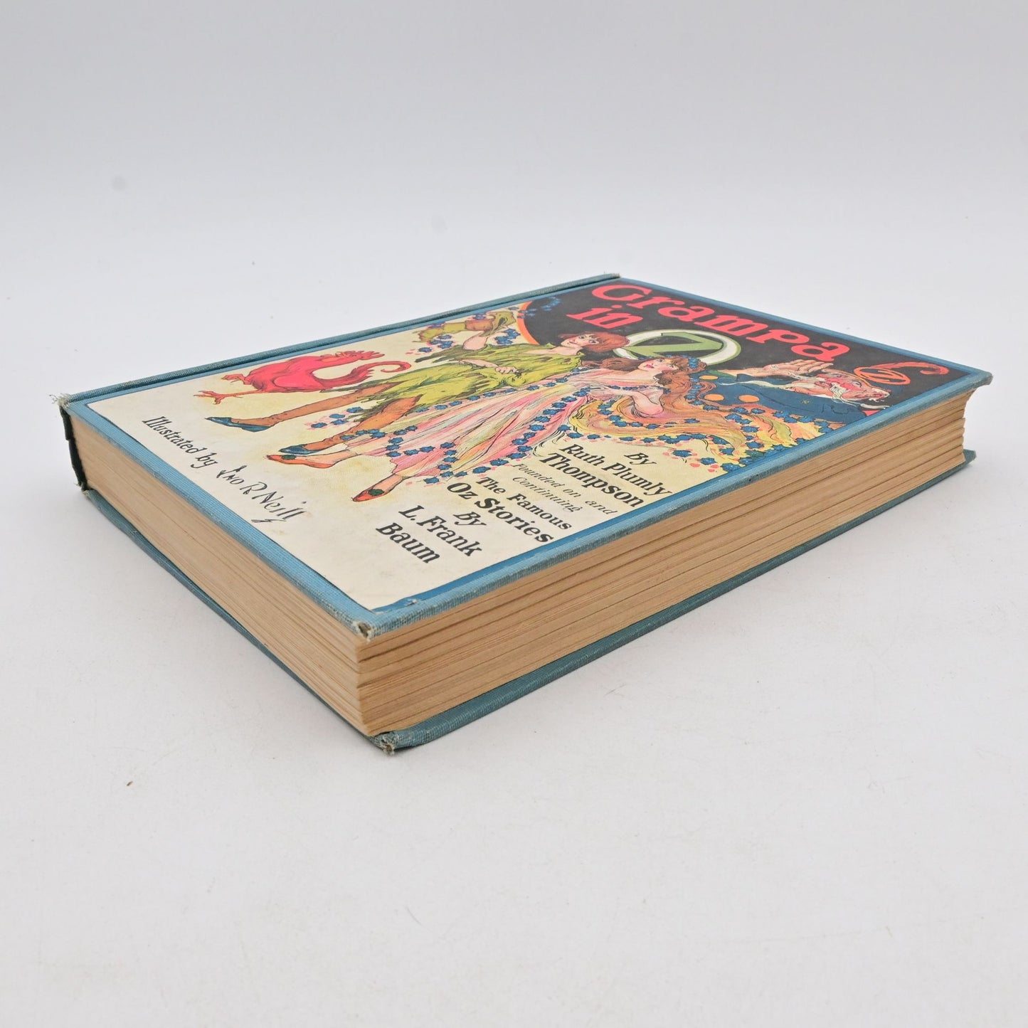 Grampa In Oz Hardcover Book By Ruth Plumly Thompson Reilly & Lee 1924 Illustrated By John R Neill