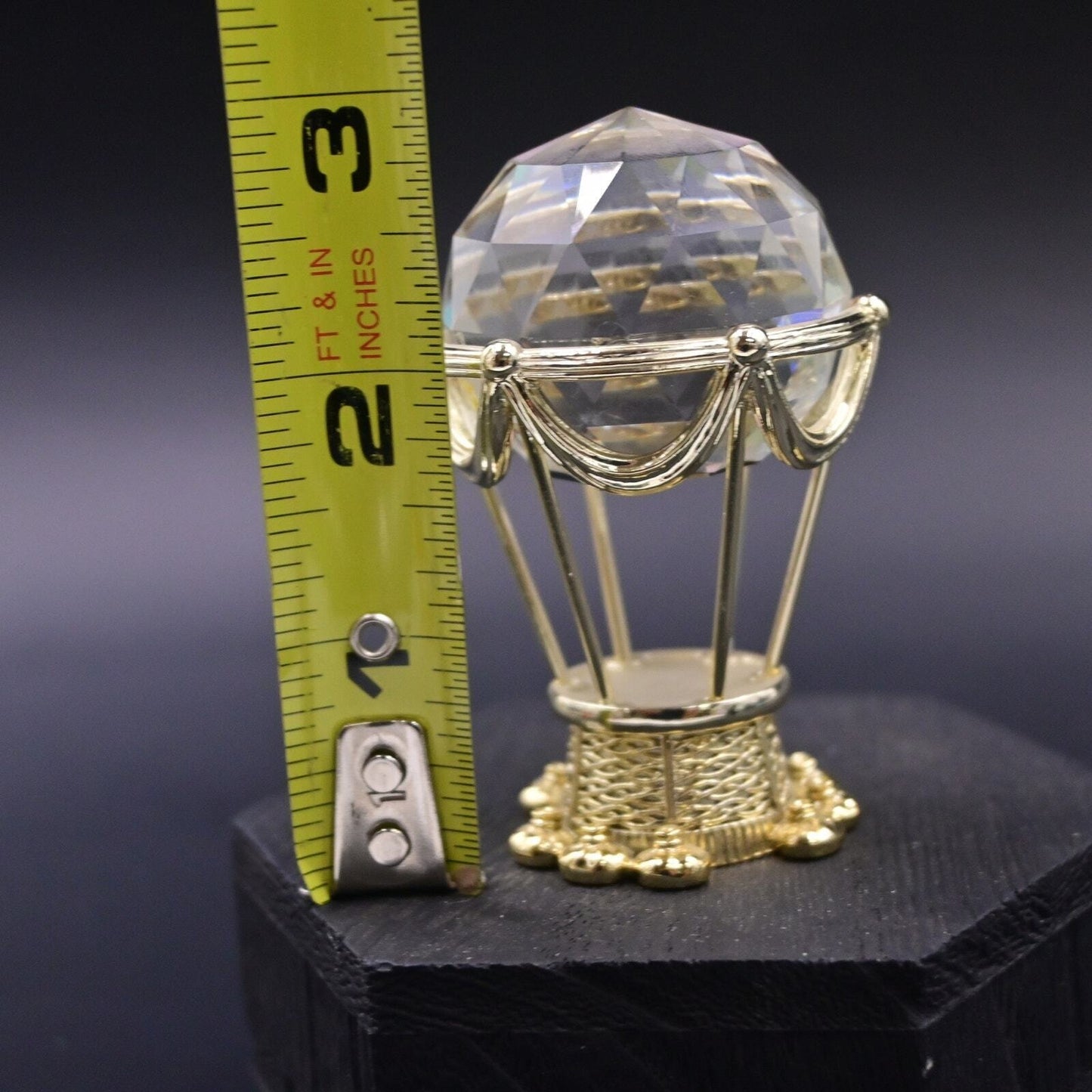 Vintage Swarovski Trimlite Hot Air Balloon Figure
