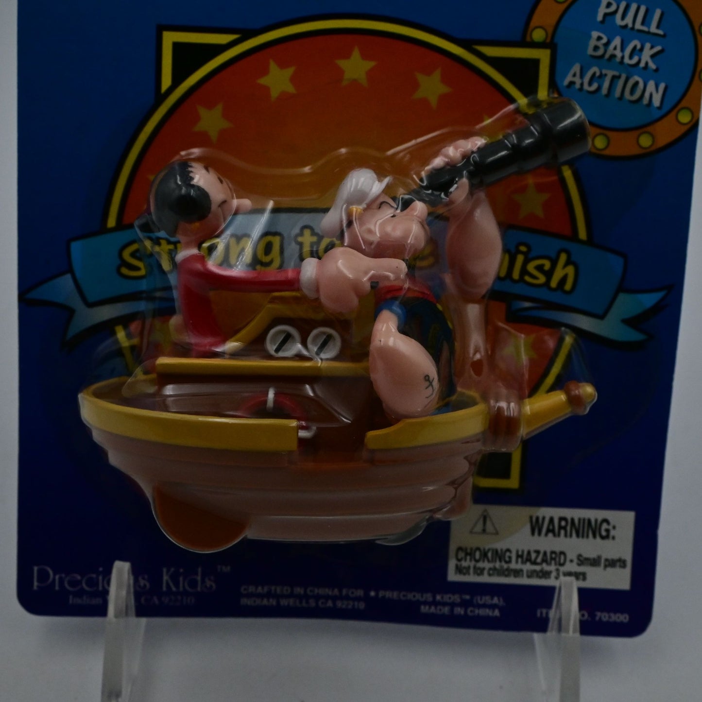 Vintage 2000 Popeye The Sailorman Strong To The Finish Boat Toy