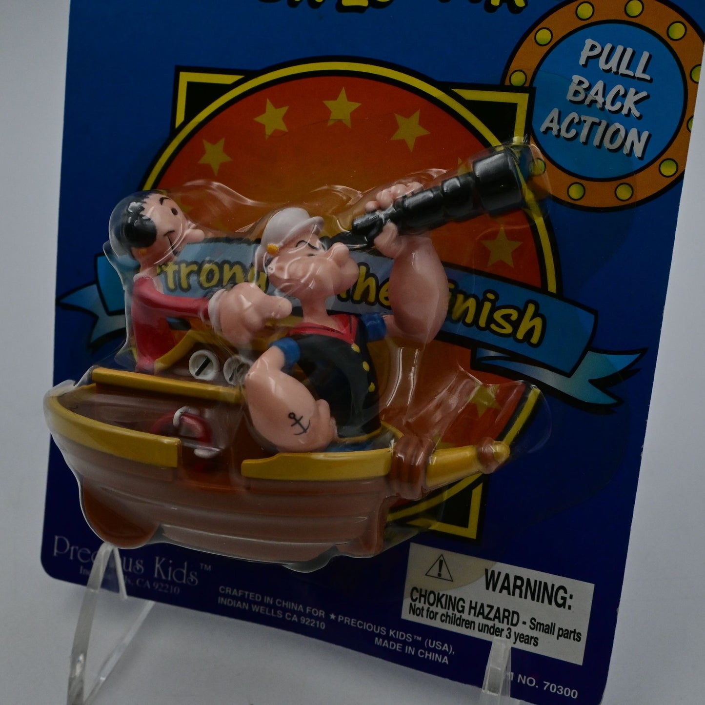 Vintage 2000 Popeye The Sailorman Strong To The Finish Boat Toy