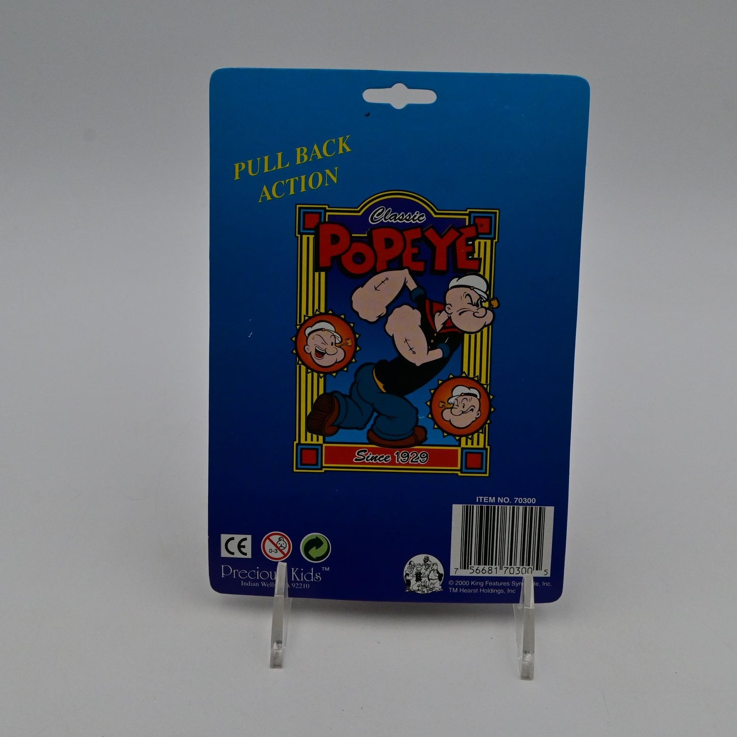 Vintage 2000 Popeye The Sailorman Strong To The Finish Boat Toy