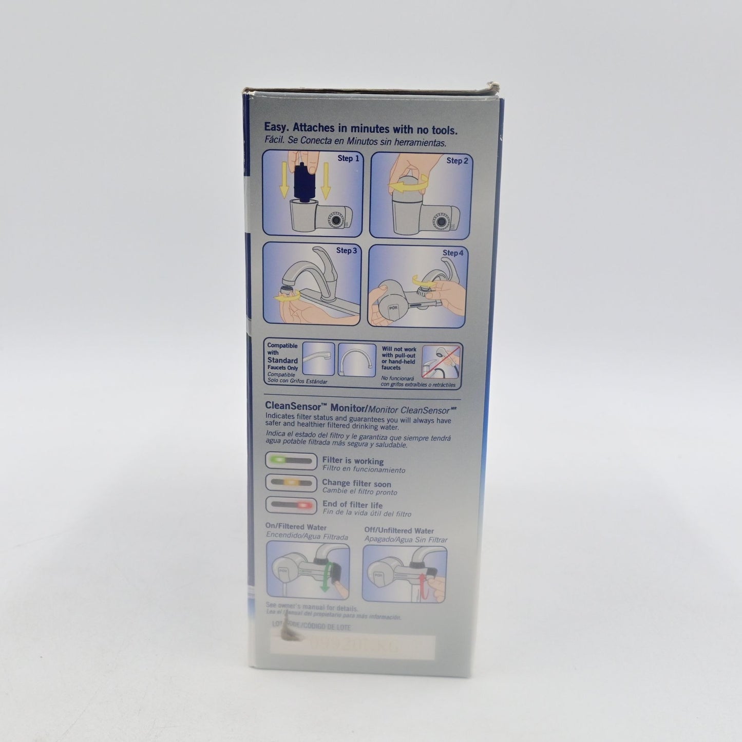 PUR Maxion Faucet Filtration System Chrome Finish New Open Box