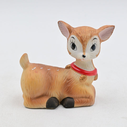 Homco Reindeer Fawn Deer Ceramic Figure - Vintage