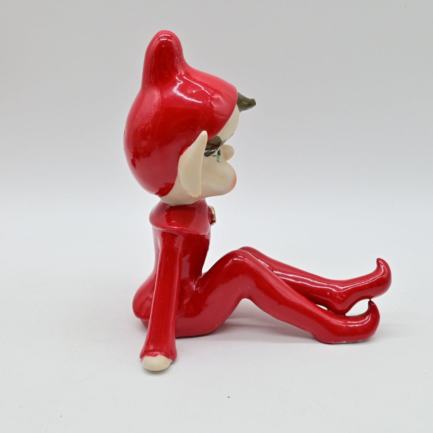 Vintage 1950s Wales Pixie Elf Porcelain Figurine Large