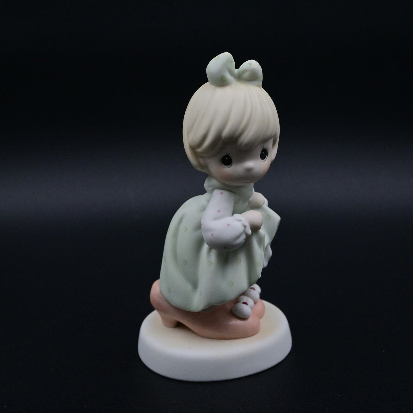 Vintage 1996 Precious Moments Who's Going To Fill Your Shoes Figure