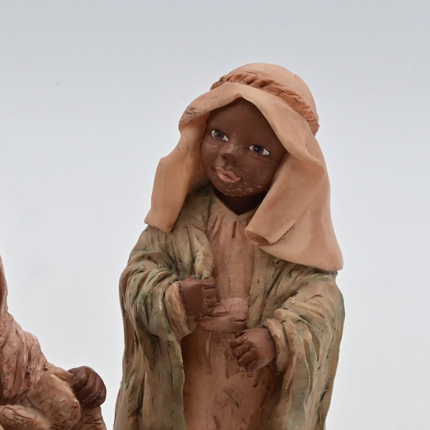 Vintage 1992 M. Holcombe African American Nativity Figurine Set