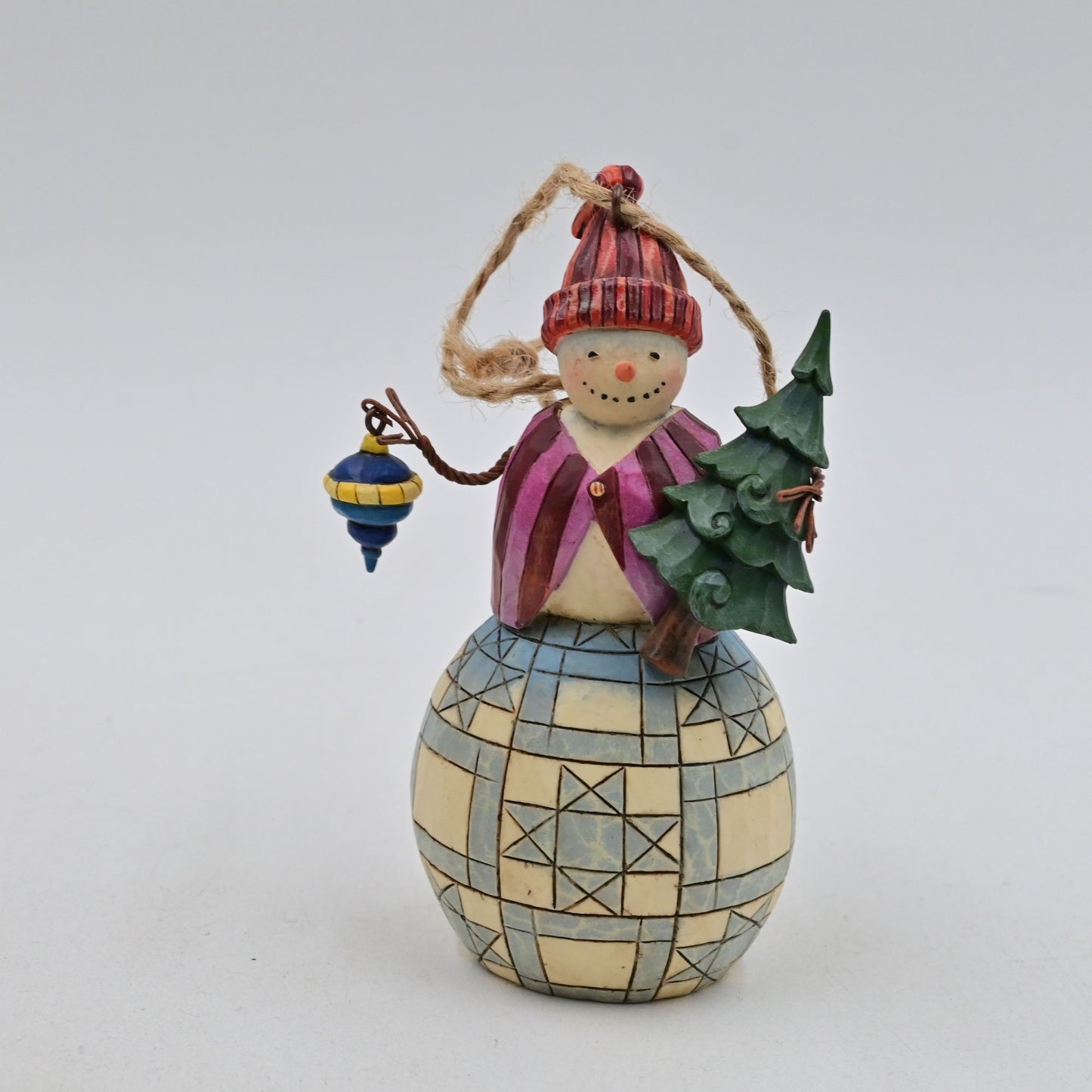 Enesco Jim Shore Snowman With Tree 2009 New In Box
