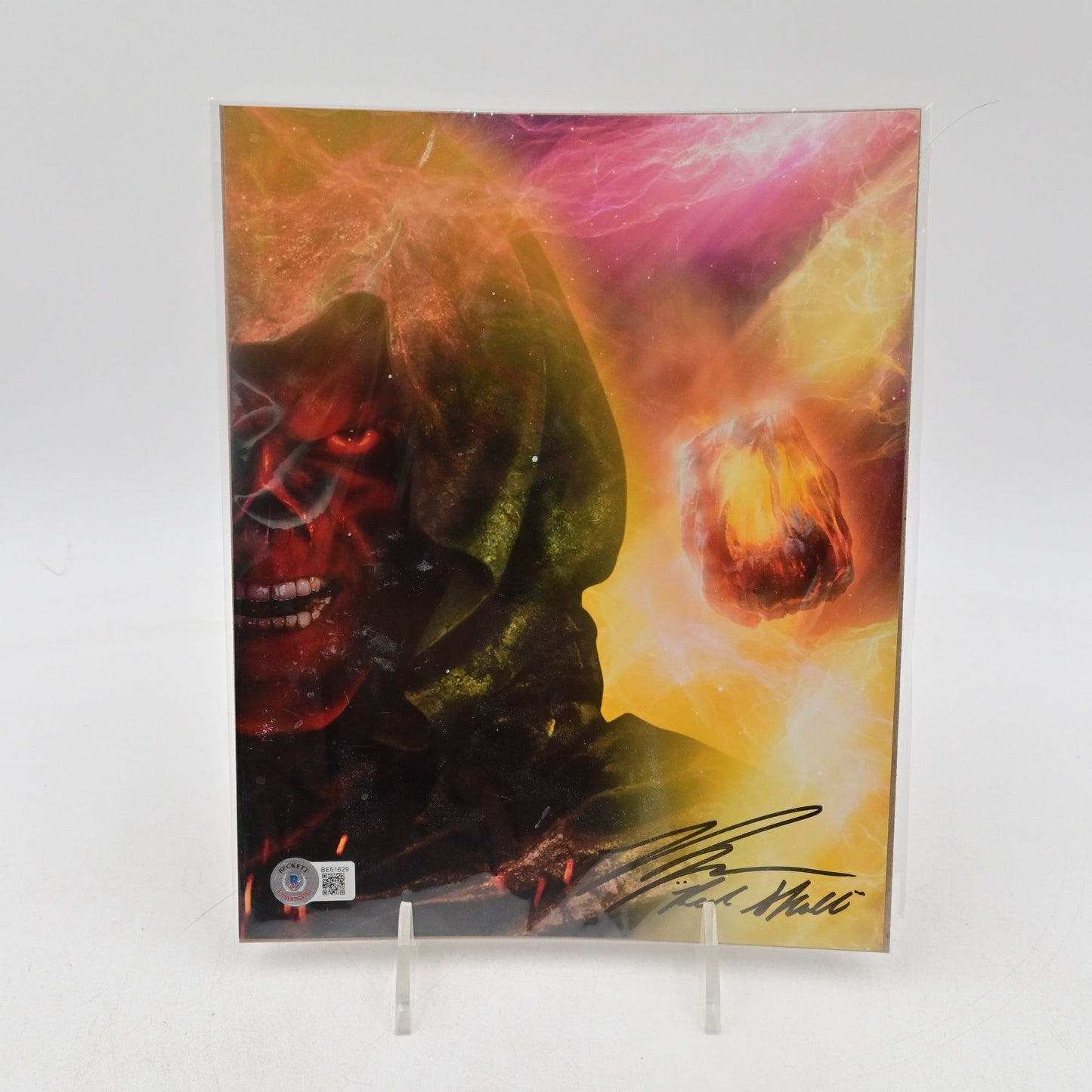 Ross Marquand Signed Red Skull Avengers Infinity War 8x10 Autograph Beckett COA